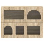 vidaXL Servírovacia skriňa Sonoma dub 80,5 x 35 x 59 cm – Obrázok 6