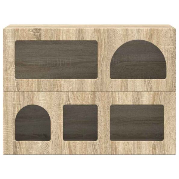 vidaXL Servírovacia skriňa Sonoma dub 80,5 x 35 x 59 cm – Obrázok 6