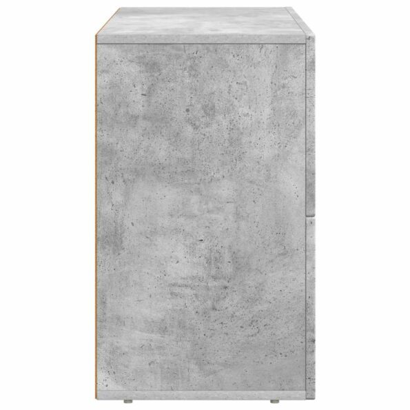 vidaXL Servírovacia skriňa Betónová šedá 80,5 x 35 x 59 cm – Obrázok 7