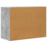 vidaXL Servírovacia skriňa Betónová šedá 80,5 x 35 x 59 cm – Obrázok 8