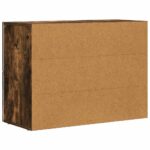 vidaXL Servírovacia skriňa Dymová dub 80,5 x 35 x 59 cm – Obrázok 8