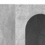 vidaXL Servírovacia skriňa Betónová šedá 59 x 35 x 100,5 cm – Obrázok 9