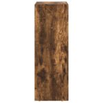 vidaXL Servírovacia skriňa Dymová dub 59 x 35 x 100,5 cm – Obrázok 7