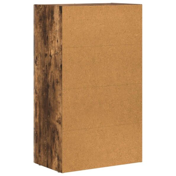 vidaXL Servírovacia skriňa Dymová dub 59 x 35 x 100,5 cm – Obrázok 8