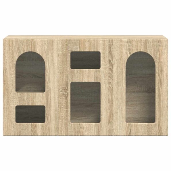 vidaXL Servírovacia skriňa Sonoma dub 100 x 35 x 59 cm – Obrázok 6