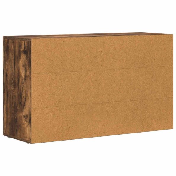 vidaXL Servírovacia skriňa Dymová dub 100 x 35 x 59 cm – Obrázok 7