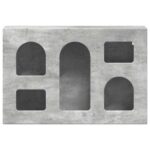 vidaXL Závesná skrinka Betónová šedá 60 x 20 x 40 cm Kompozitné drevo – Obrázok 2