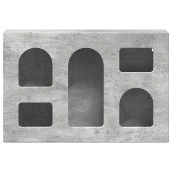 vidaXL Závesná skrinka Betónová šedá 60 x 20 x 40 cm Kompozitné drevo – Obrázok 2