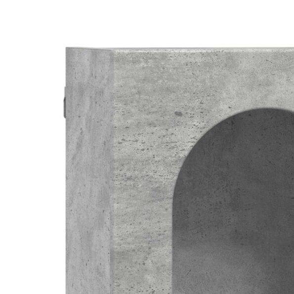 vidaXL Závesná skrinka Betónová šedá 60 x 20 x 40 cm Kompozitné drevo – Obrázok 7