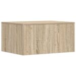 vidaXL Nástenný stôl Sonoma dub 60 x 45 x 30 cm Kompozitné drevo – Obrázok 7