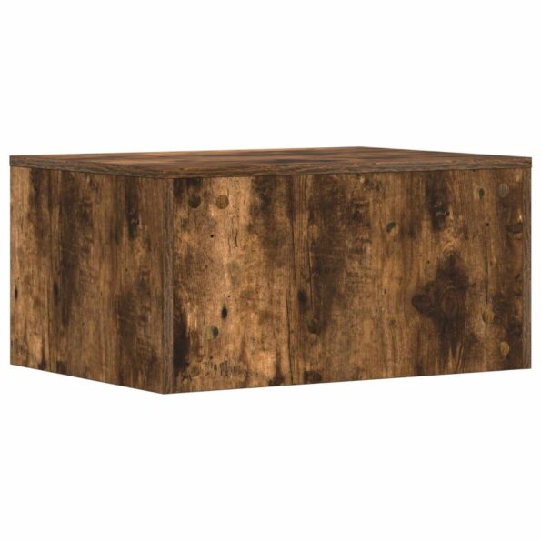 vidaXL Nástenný stôl Dymová dub 60 x 45 x 30 cm Kompozitné drevo – Obrázok 7