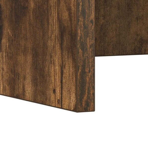 vidaXL Nástenný stôl Dymová dub 60 x 45 x 30 cm Kompozitné drevo – Obrázok 9