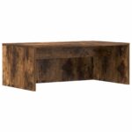 vidaXL Nástenný stôl Dymová dub 80 x 45 x 30 cm Kompozitné drevo – Obrázok 2