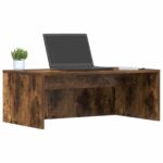 vidaXL Nástenný stôl Dymová dub 80 x 45 x 30 cm Kompozitné drevo – Obrázok 3