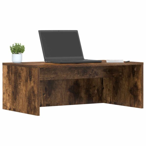 vidaXL Nástenný stôl Dymová dub 80 x 45 x 30 cm Kompozitné drevo – Obrázok 3