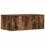 vidaXL Nástenný stôl Dymová dub 80 x 45 x 30 cm Kompozitné drevo – Obrázok 7