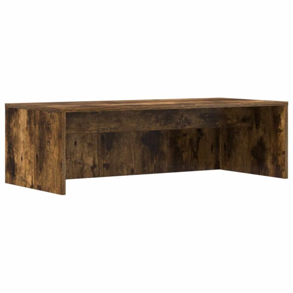 vidaXL Nástenný stôl Dymová dub 100 x 45 x 30 cm Kompozitné drevo – Obrázok 2