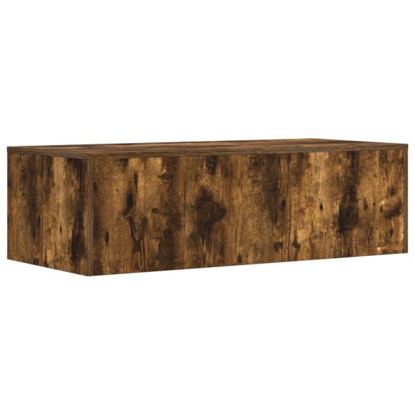 vidaXL Nástenný stôl Dymová dub 100 x 45 x 30 cm Kompozitné drevo – Obrázok 7