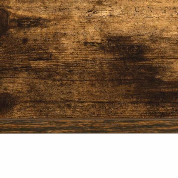 vidaXL Nástenný stôl Dymová dub 100 x 45 x 30 cm Kompozitné drevo – Obrázok 8