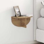 vidaXL Stenná polica Nástenný 2 pcs Remeselný dub 38 x 19 x 19 cm