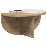 vidaXL Stenná polica Nástenný 2 pcs Remeselný dub 38 x 19 x 19 cm – Obrázok 3