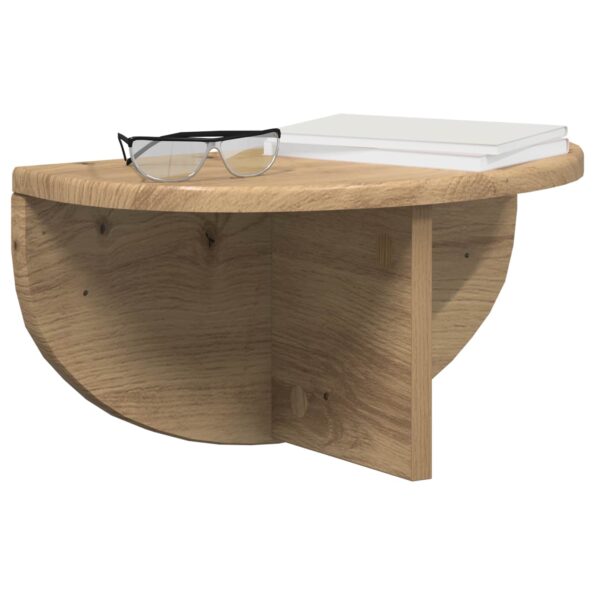 vidaXL Stenná polica Nástenný 2 pcs Remeselný dub 38 x 19 x 19 cm – Obrázok 3