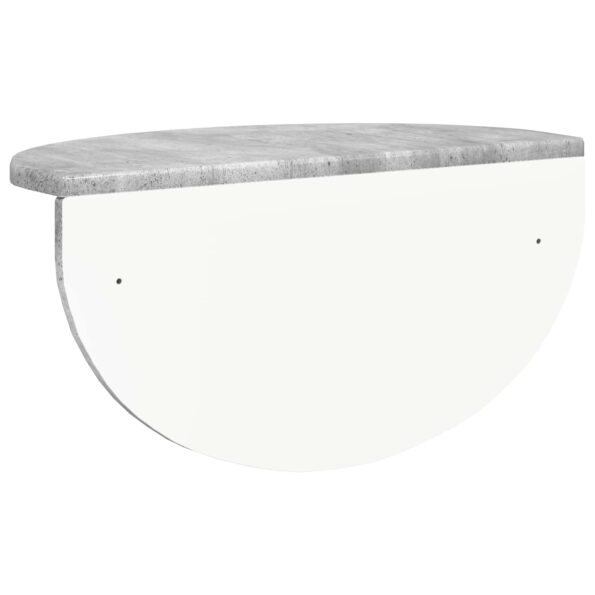 vidaXL Stenná polica Nástenný 2 pcs Betónová šedá 48 x 24 x 24 cm – Obrázok 8