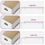 vidaXL Skriňa na dokumenty so zásuvkou Biela 44 x 50 x 106.5 cm – Obrázok 11