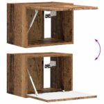 vidaXL TV nástenná skriňa Nástenný 2 pcs Dymová dub 39 x 31 x 29,5 cm – Obrázok 12