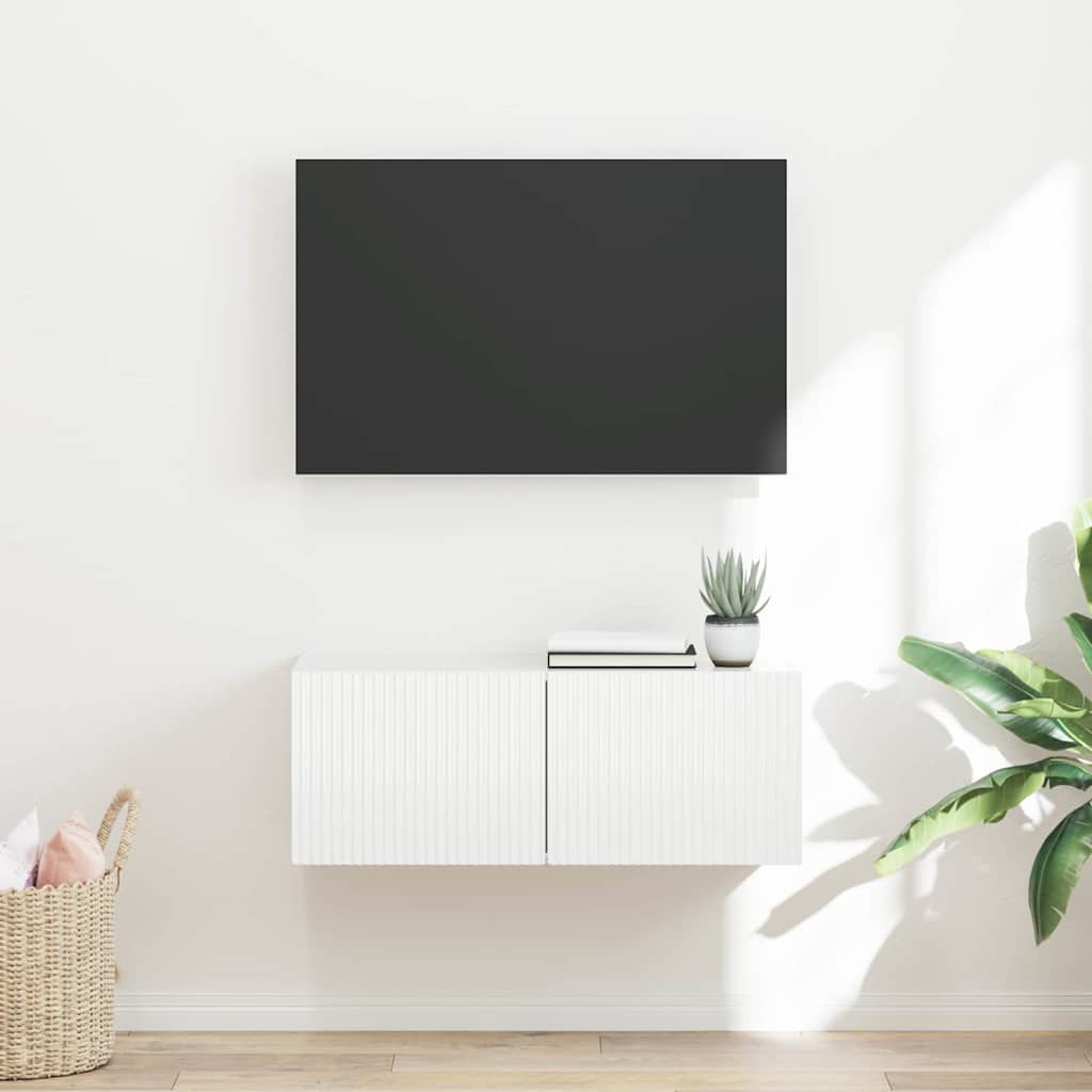 892209_1.jpg vidaXL TV nástenná skriňa Biela 60 x 31 x 29,5 cm Kompozitné drevo – Obrázok 1