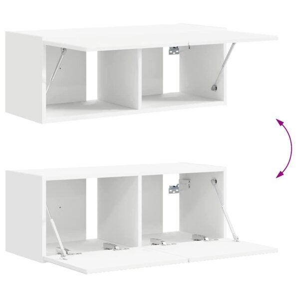 vidaXL TV nástenná skriňa Biela 60 x 31 x 29,5 cm Kompozitné drevo – Obrázok 11