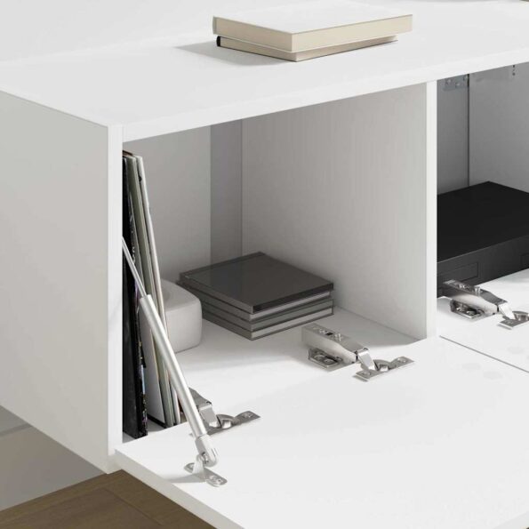 vidaXL TV nástenná skriňa Biela 60 x 31 x 29,5 cm Kompozitné drevo – Obrázok 4