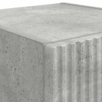 vidaXL TV nástenná skriňa Betónová 30 x 31 x 80 cm Kompozitné drevo – Obrázok 9