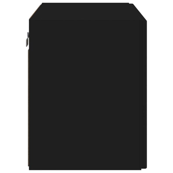 vidaXL TV nástenná skriňa Čierna 59,5 x 31 x 40 cm Kompozitné drevo – Obrázok 7