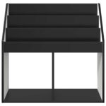 vidaXL Detský regál Čierna 72,5 x 29,5 x 69 cm Kompozitné drevo – Obrázok 6