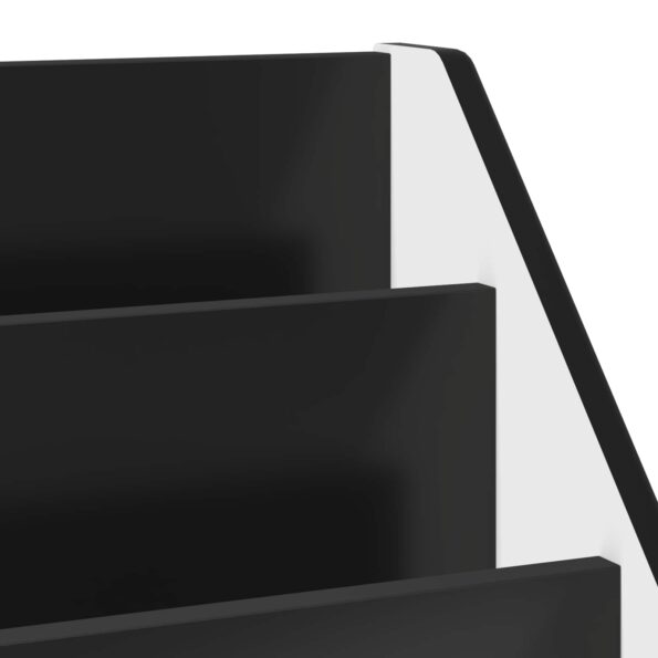 vidaXL Detský regál Čierna 72,5 x 29,5 x 69 cm Kompozitné drevo – Obrázok 9