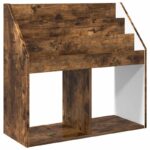 vidaXL Detský regál Dymová dub 72,5 x 29,5 x 69 cm Kompozitné drevo – Obrázok 2