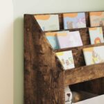 vidaXL Detský regál Dymová dub 72,5 x 29,5 x 69 cm Kompozitné drevo – Obrázok 5