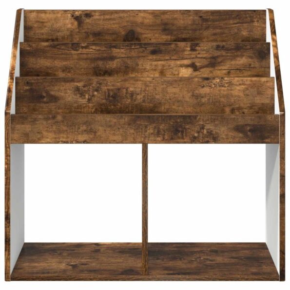 vidaXL Detský regál Dymová dub 72,5 x 29,5 x 69 cm Kompozitné drevo – Obrázok 6