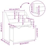 vidaXL Detský regál Sonoma dub 60 x 29,5 x 69 cm Kompozitné drevo – Obrázok 12
