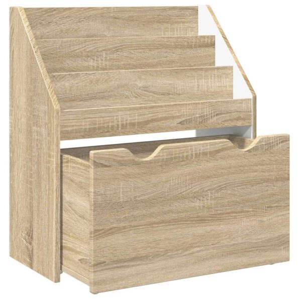 vidaXL Detský regál Sonoma dub 60 x 29,5 x 69 cm Kompozitné drevo – Obrázok 6