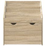 vidaXL Detský regál Sonoma dub 60 x 29,5 x 69 cm Kompozitné drevo – Obrázok 7
