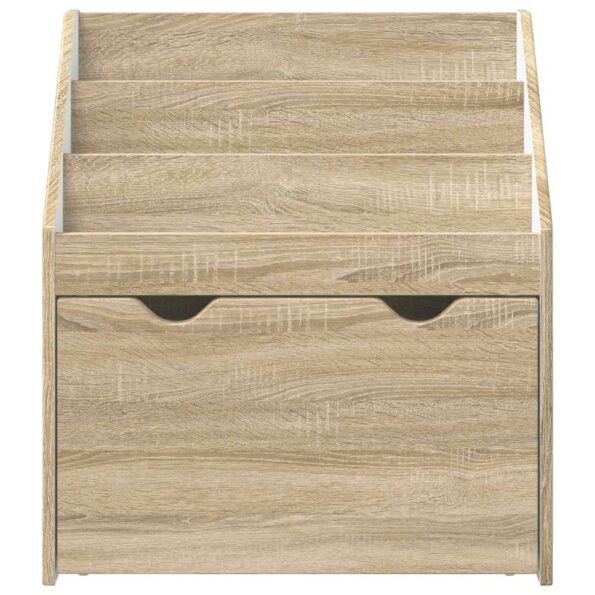 vidaXL Detský regál Sonoma dub 60 x 29,5 x 69 cm Kompozitné drevo – Obrázok 7