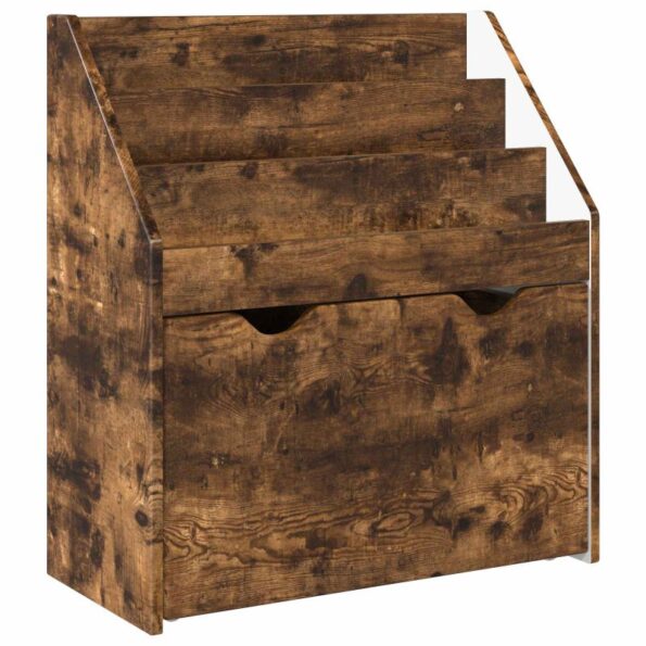 vidaXL Detský regál Dymová dub 60 x 29,5 x 69 cm Kompozitné drevo – Obrázok 2