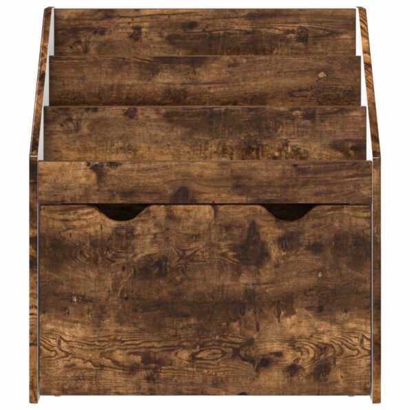 vidaXL Detský regál Dymová dub 60 x 29,5 x 69 cm Kompozitné drevo – Obrázok 7