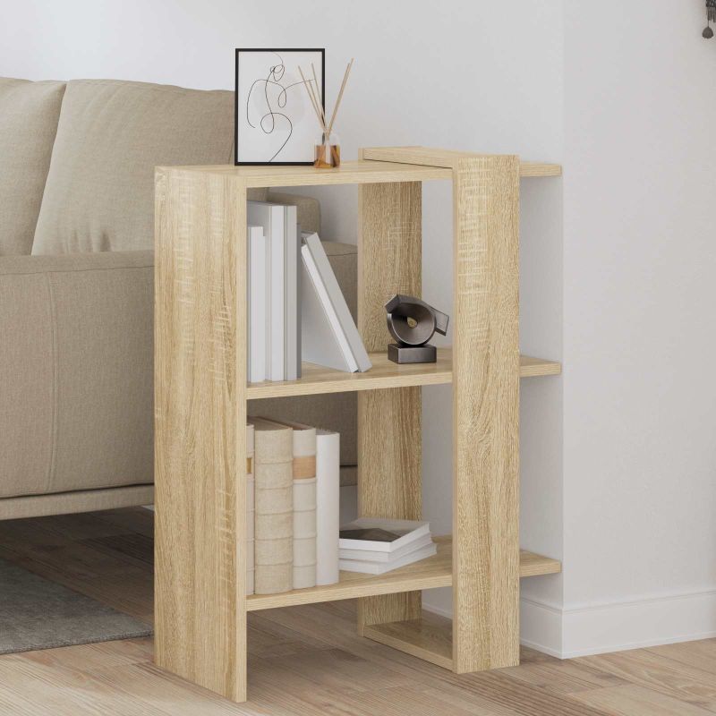 892401_1.jpg vidaXL Regál na knihy Sonoma dub 52 x 25 x 71,5 cm Kompozitné drevo – Obrázok 1