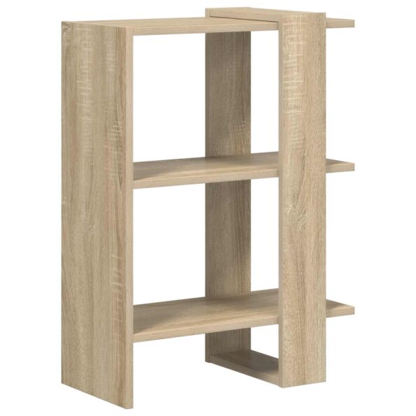 vidaXL Regál na knihy Sonoma dub 52 x 25 x 71,5 cm Kompozitné drevo – Obrázok 2