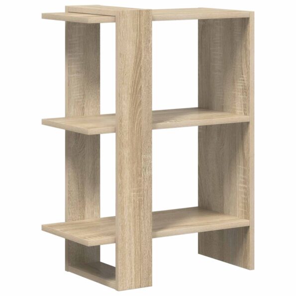 vidaXL Regál na knihy Sonoma dub 52 x 25 x 71,5 cm Kompozitné drevo – Obrázok 7