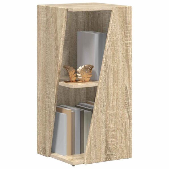 vidaXL Bočná polica Sonoma dub 33 x 32 x 70,5 cm Kompozitné drevo – Obrázok 3