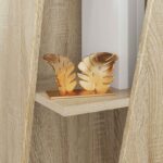 vidaXL Bočná polica Sonoma dub 33 x 32 x 70,5 cm Kompozitné drevo – Obrázok 4